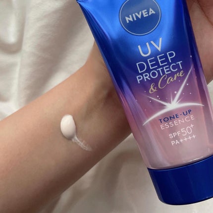 ニベアUV ディープ プロテクト&ケア トーンアップ エッセンス/ニベア/日焼け止めローションを使ったクチコミ(2枚目)