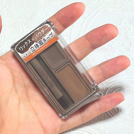 アイブロウワックス&パウダー/CEZANNE/アイブロウを使ったクチコミ(8枚目)