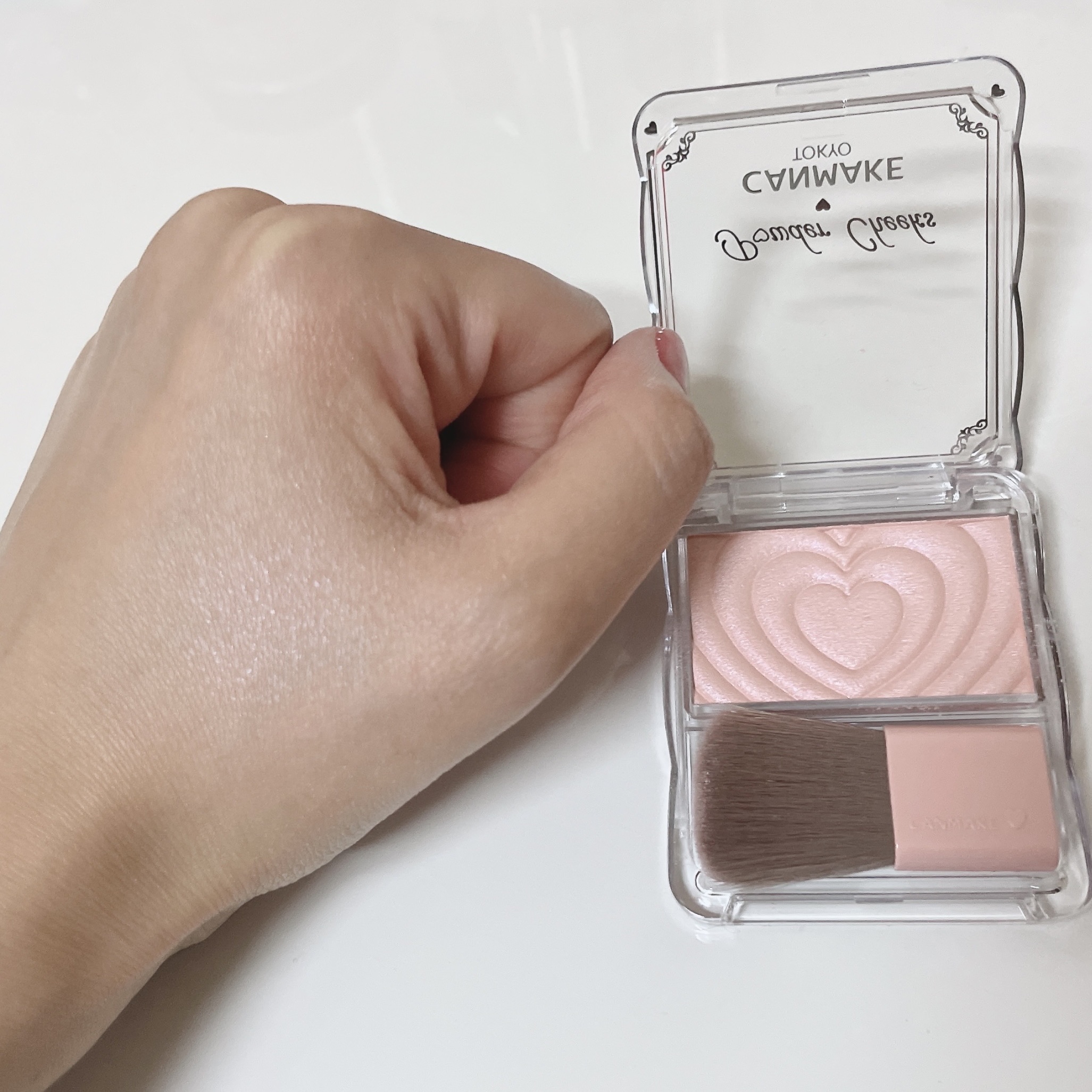 パウダーチークス/キャンメイク/パウダーチークを使ったクチコミ（3枚目）