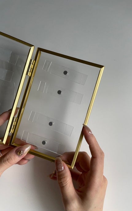 eri @セルフネイル on LIPS 「ネイルディスプレイ作り方❤︎ たまっていくサンプルに困り果てて..」(6枚目)