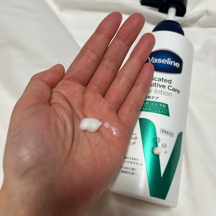 メディケイティッド センシティブケア ボディローション うるおいケア <医薬部外品>/ヴァセリン/ボディローションを使ったクチコミ(2枚目)