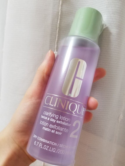 クラリファイング ローション 2/CLINIQUE/拭き取り化粧水を使ったクチコミ(1枚目)
