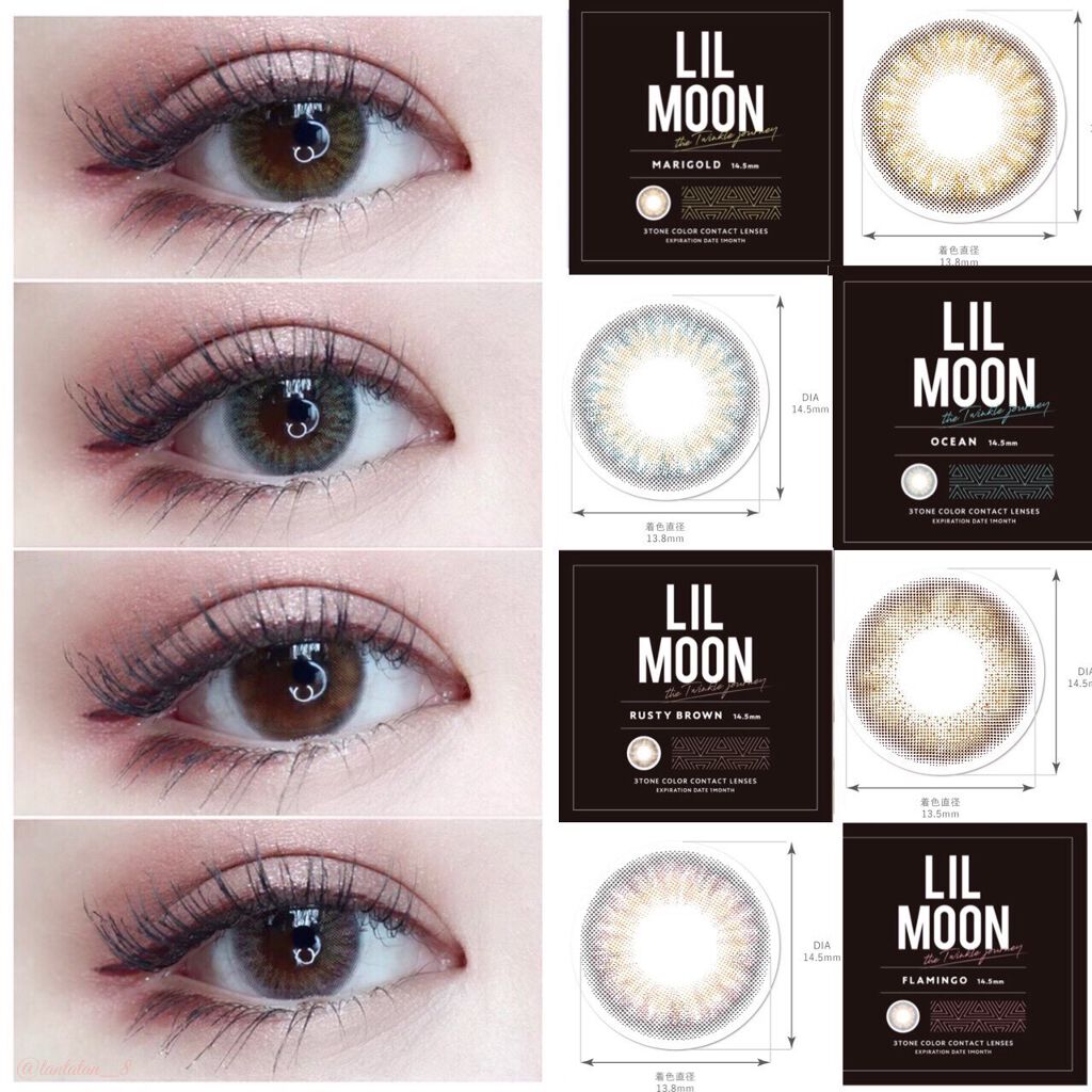 LIL MOON 1month オーシャン/LILMOON/１ヶ月（１MONTH）カラコンを使ったクチコミ（1枚目）