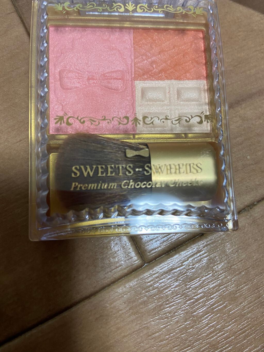 プレミアムショコラチークス/スウィーツ スウィーツ/パウダーチークを使ったクチコミ(1枚目)