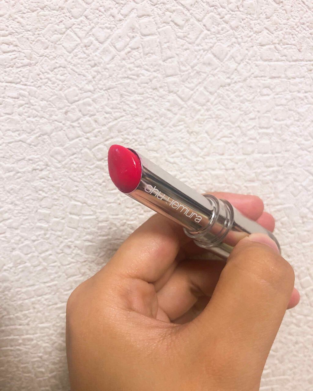 ルージュ アンリミテッド シアーシャイン/shu uemura/口紅を使ったクチコミ(1枚目)