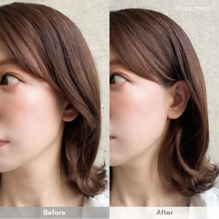 モロッカンビューティ ディープモイスト クイックグロス オイルスプレー/モロッカンビューティ/ヘアスプレーを使ったクチコミ（2枚目）