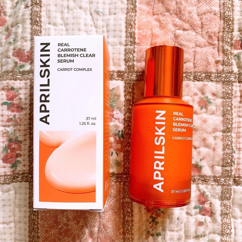 リアルカロテンブレミッシュクリアセラム/APRILSKIN/美容液を使ったクチコミ(1枚目)