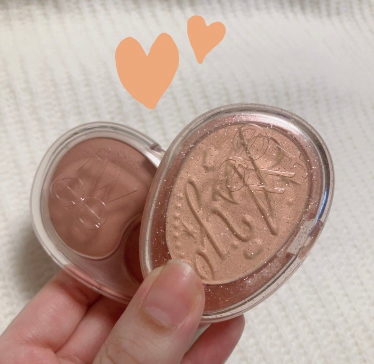 フィー グリッツストーンハイライター/fwee/パウダーハイライトを使ったクチコミ(2枚目)