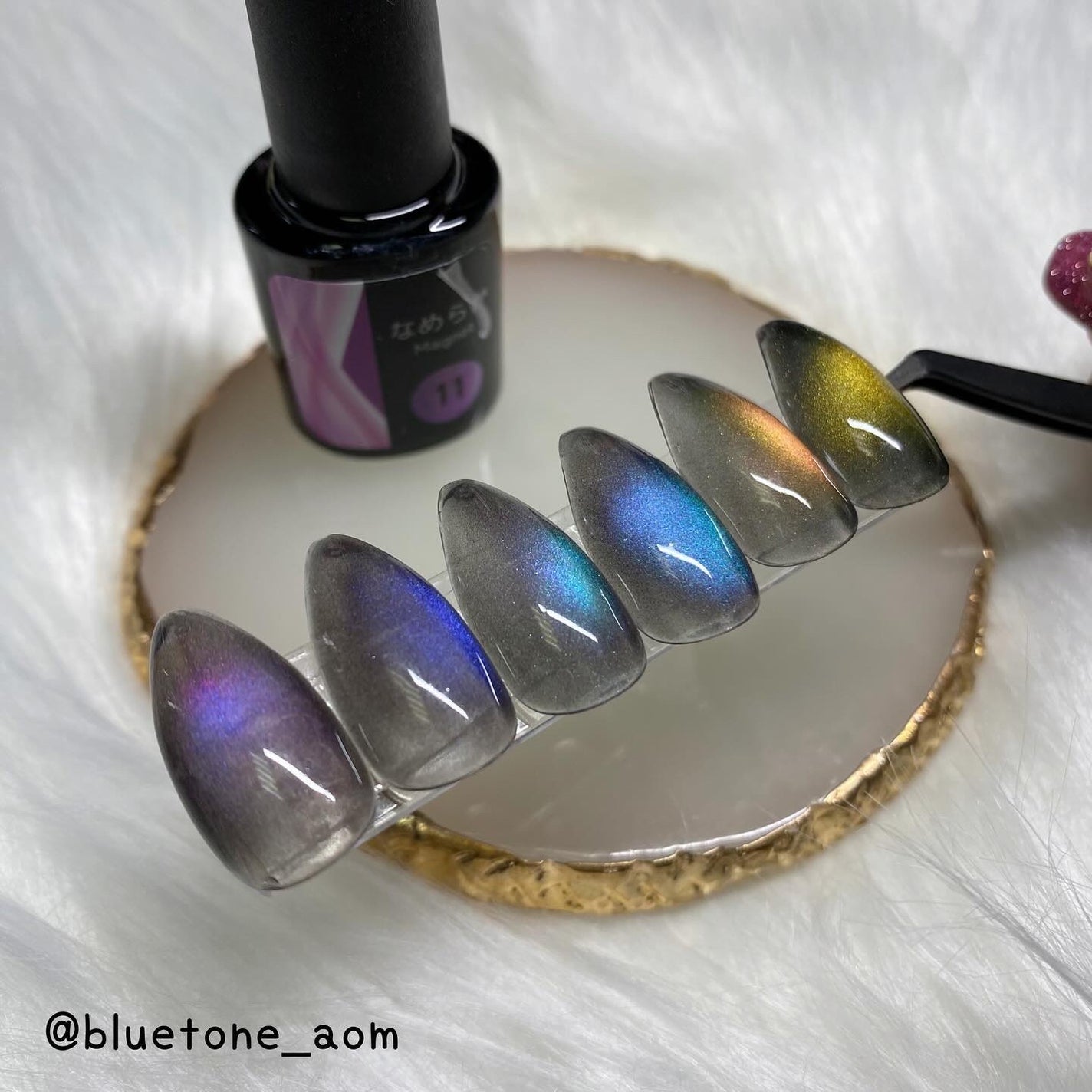 なめらかMAGNET/ネイル工房/ジェルネイルを使ったクチコミ(4枚目)