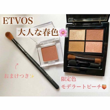 ETVOSの限定色モデラートピーチと
マルチパウダーのトープピンクを購入しました✨


おまけでブレンドブラシもついてきました😍



モデラートピーチは発色がかなり良く
がっつり色がつきます！


ナ