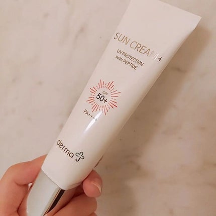 サンクリーム+/ DermaJ/日焼け止めクリームを使ったクチコミ(6枚目)
