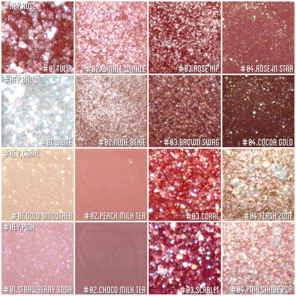 TWINKLE POP Pearl Flex Glitter Eye Palette/CLIO/アイシャドウパレットを使ったクチコミ(5枚目)