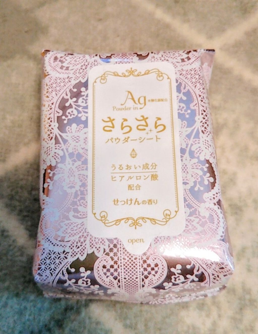 さらさらパウダーシート/東洋化学/ボディシートを使ったクチコミ（1枚目）