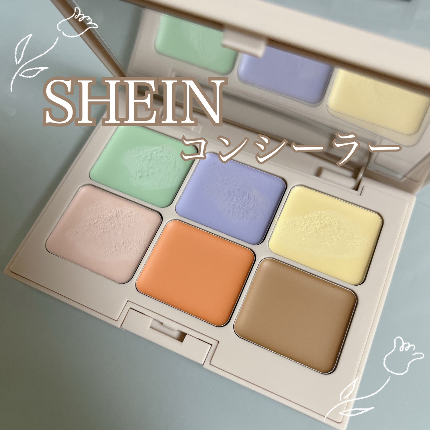 マルチフィックスコンシーラー&カラーコレクター/SHEGLAM/パレットコンシーラーを使ったクチコミ(1枚目)