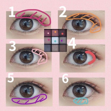 UR GLAM　BLOOMING EYE COLOR PALETTE/U R GLAM/アイシャドウパレットを使ったクチコミ（2枚目）