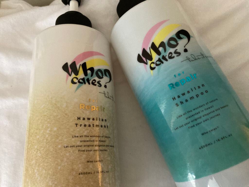 ハワイアンシャンプー&トリートメント <リペア>/who cares?/市販シャンプーを使ったクチコミ(2枚目)
