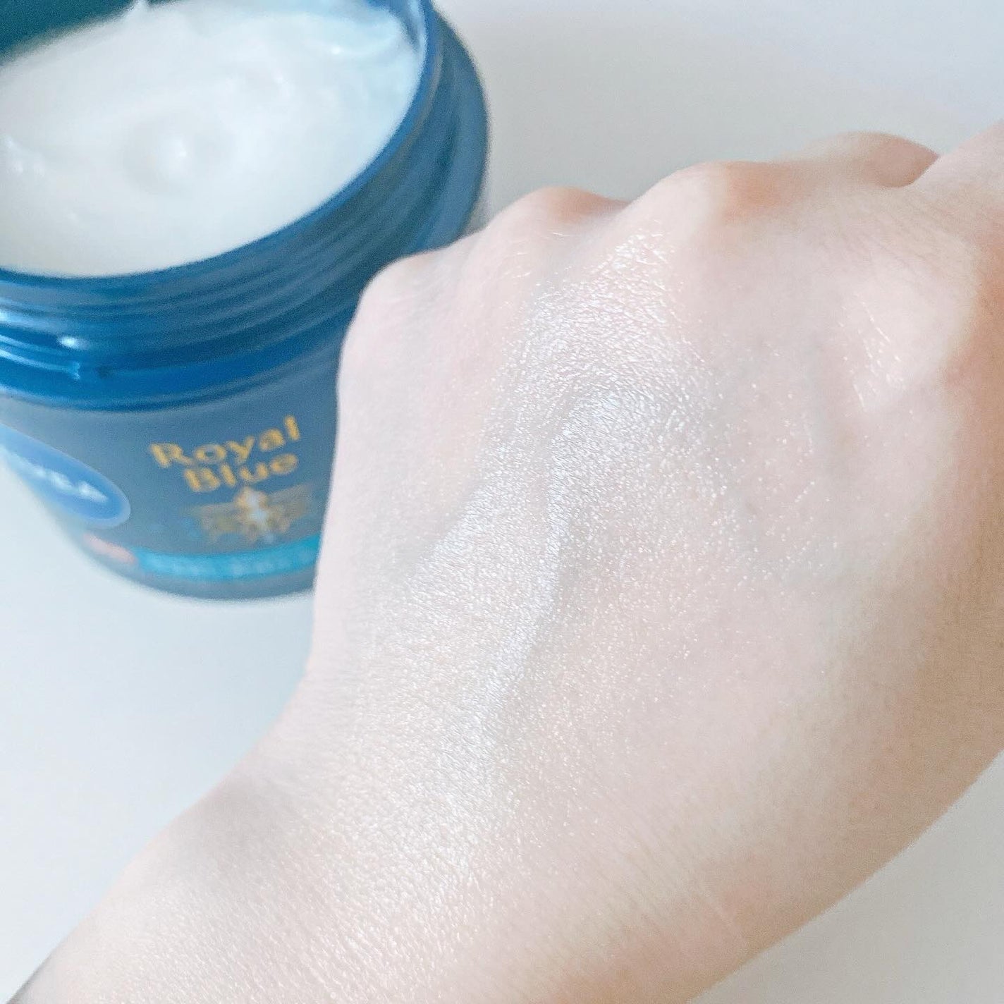 ニベア ロイヤルブルーボディクリーム うるおい密封ケア/ニベア/ボディクリームを使ったクチコミ(5枚目)