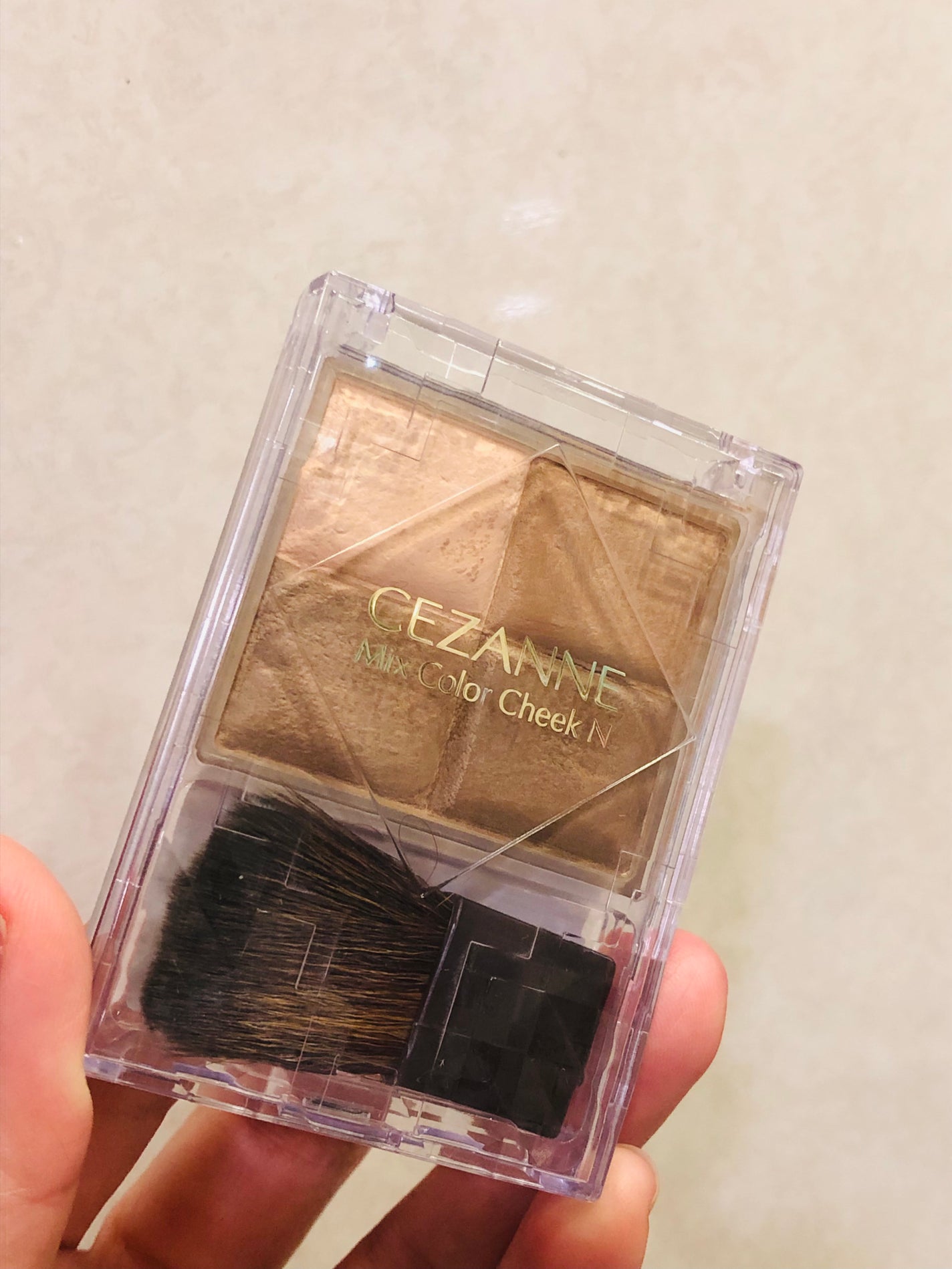 ミックスカラーチーク/CEZANNE/パウダーチークを使ったクチコミ(1枚目)
