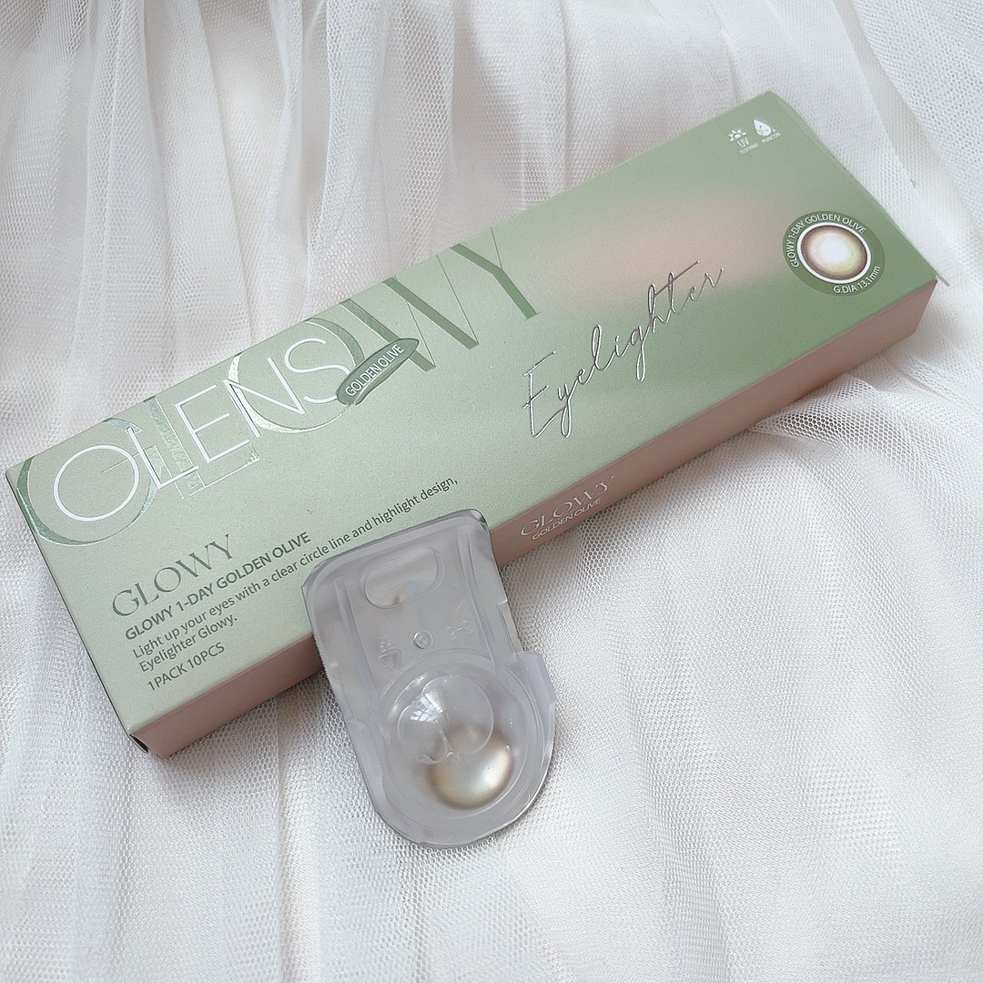 Glowy 1day/OLENS/ワンデー（１DAY）カラコンを使ったクチコミ（2枚目）