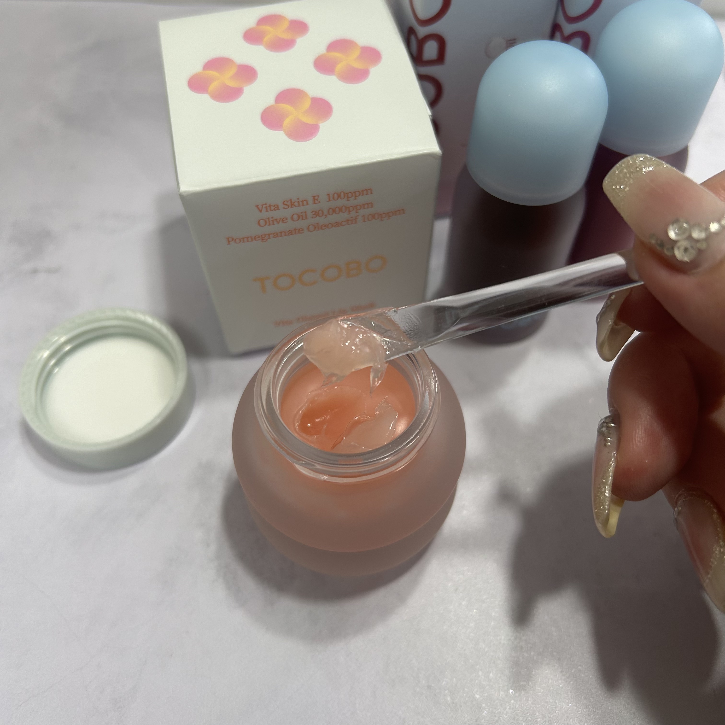 ビタグレーズドリップマスク/TOCOBO/リップマスクを使ったクチコミ（2枚目）