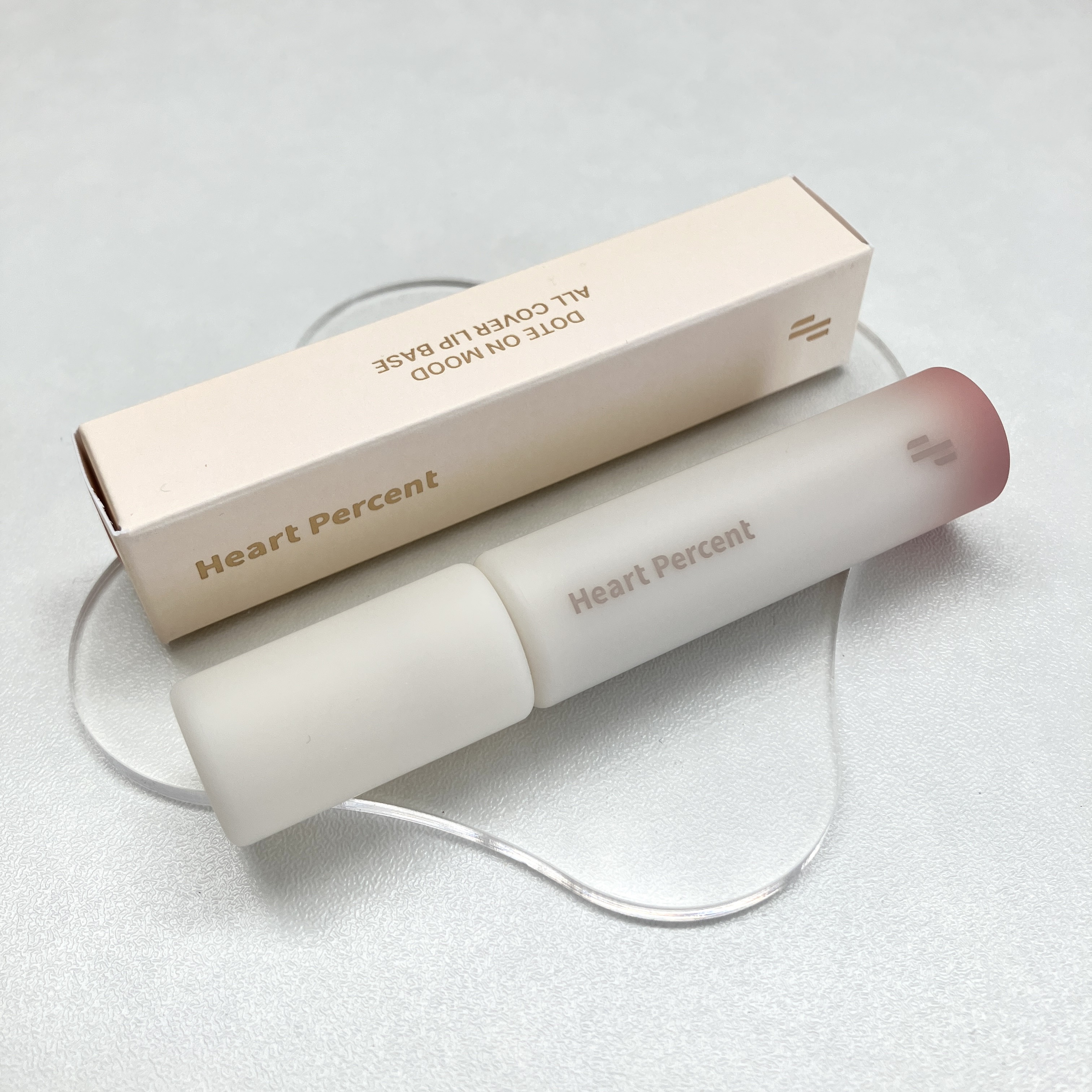 ドット オン ムード オールカバー リップベース 03 ヌーディ ピンク/Heart Percent/リップクリームを使ったクチコミ（1枚目）