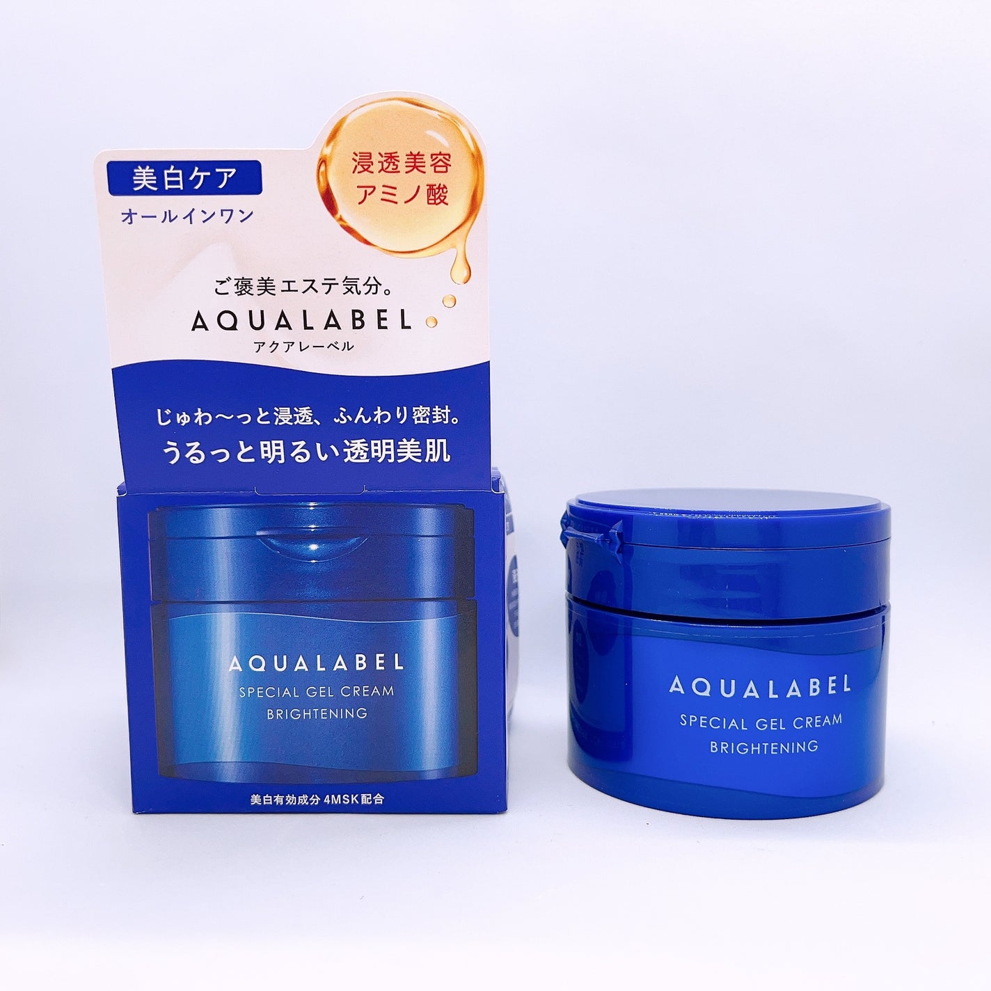 スペシャルジェルクリーム EX (ブライトニング) /アクアレーベル/オールインワン化粧品を使ったクチコミ(1枚目)