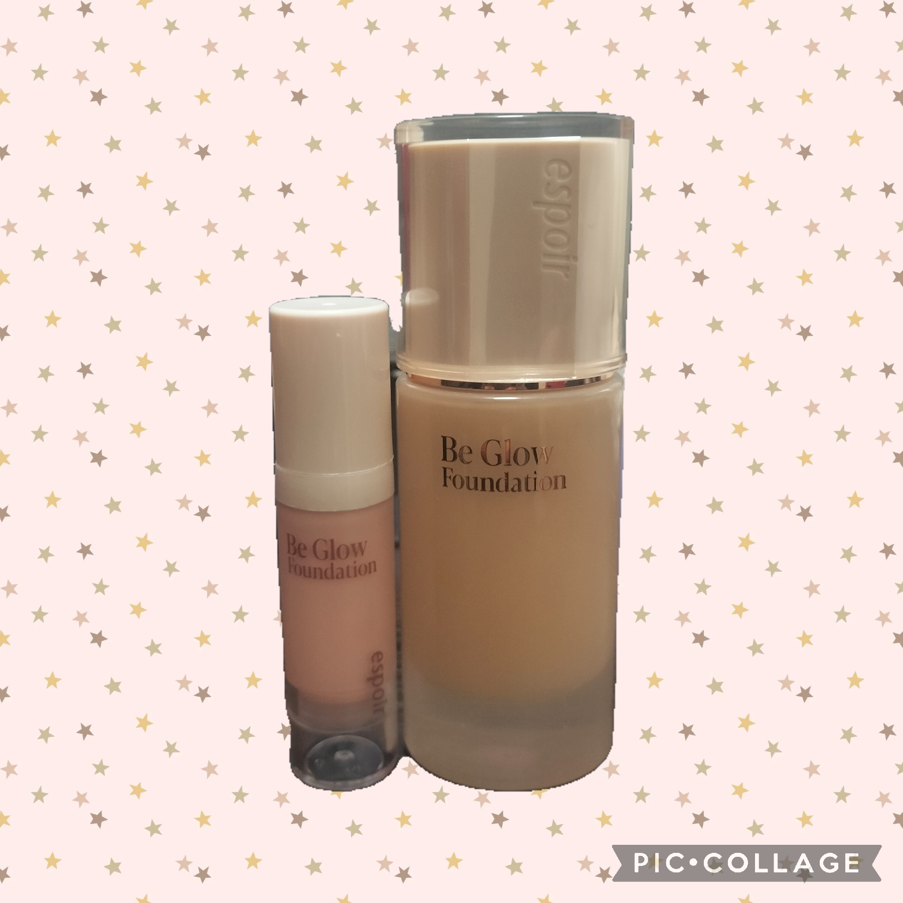 espoir ビーグローファンデーションのクチコミ「すごくよかった!
かなり薄付きなので、重ね付けが必要ですが、重ねても厚くならない。
ツヤ感はナ.....」（1枚目）