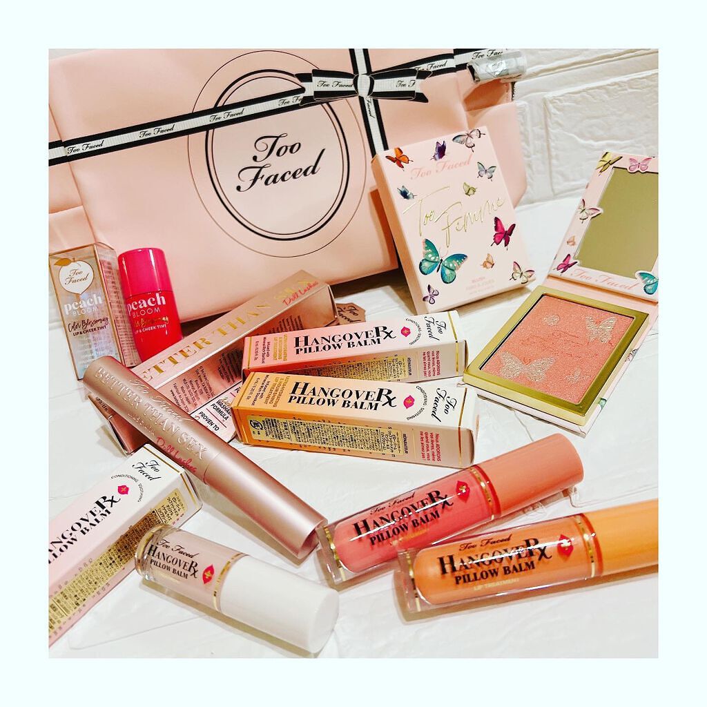 ピーチブルーム リップ & チーク ティント/Too Faced/リキッドチークを使ったクチコミ（1枚目）