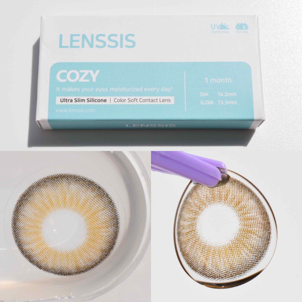 コージーシリーズ/LENSSIS/カラーコンタクトレンズを使ったクチコミ（2枚目）