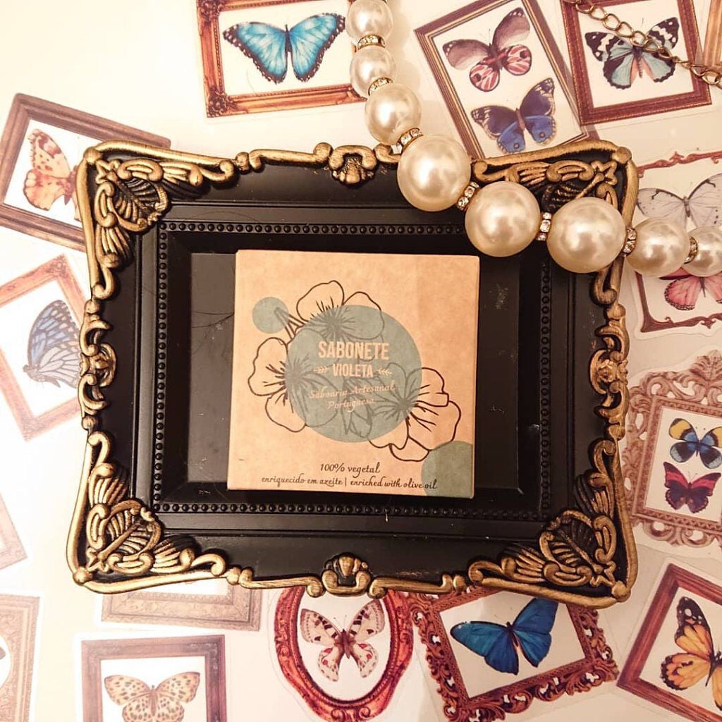 ROUND SOAP VIOLET/ESSENCIAS DE PORTUGAL/洗顔石鹸を使ったクチコミ(4枚目)