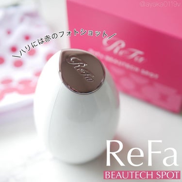 ReFa Refa BEAUTECH SPOTのクチコミ「＼毎日使えるお手軽美顔器🐣／⠀
⠀
あのリファから出ている
手のひらサイズの美顔器💎
《ReF.....」（1枚目）