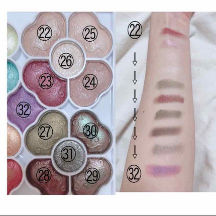 アイカラーパレット/ティアラガール/アイシャドウパレットを使ったクチコミ(4枚目)