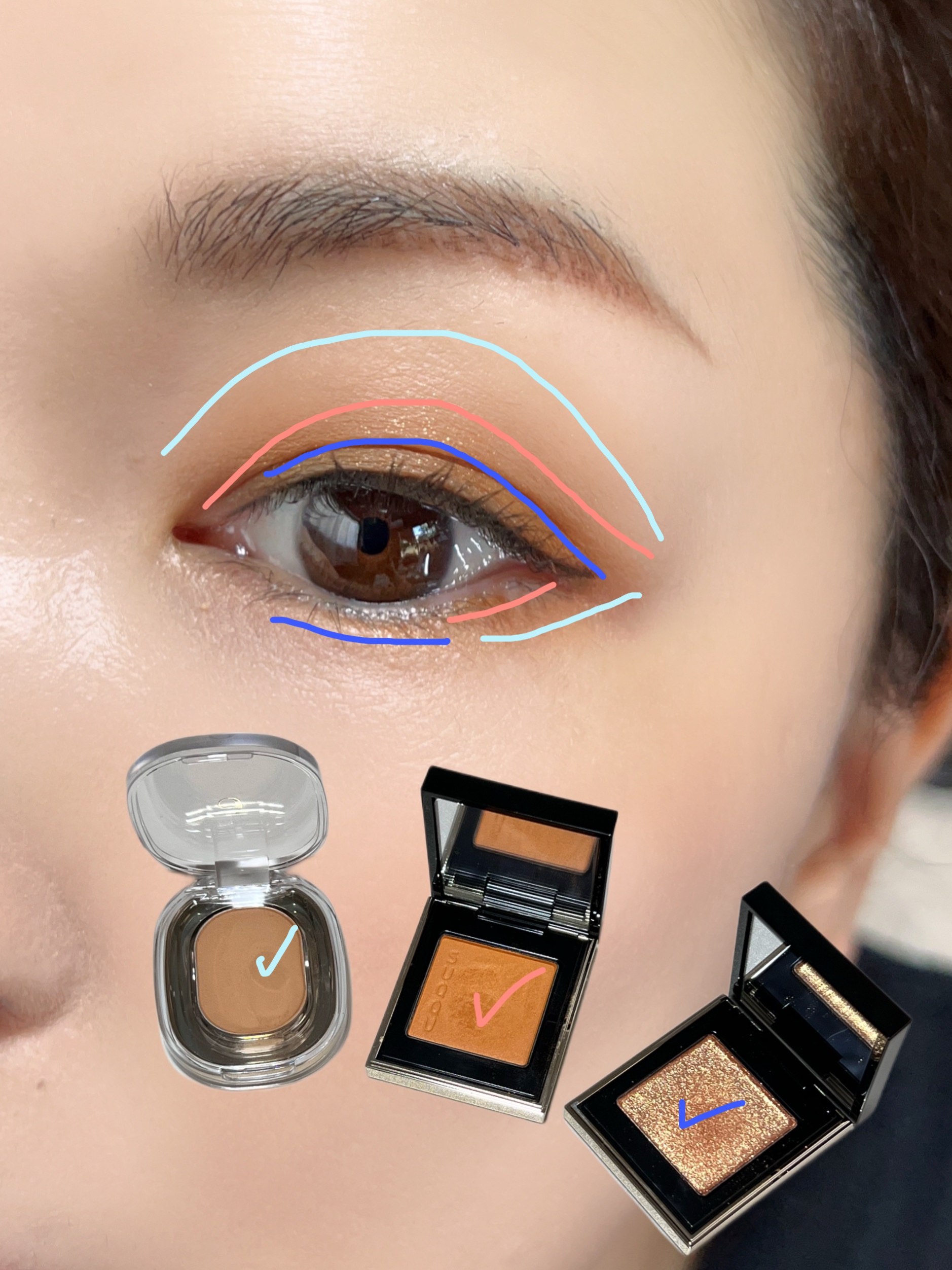 トーン タッチ アイズ/SUQQU/単色アイシャドウを使ったクチコミ（2枚目）