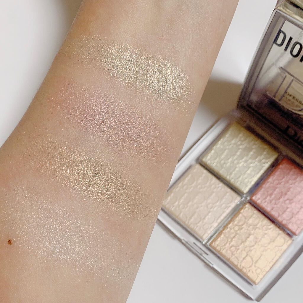 ディオール バックステージ フェイス グロウ パレット/Dior/ハイライトを使ったクチコミ(7枚目)