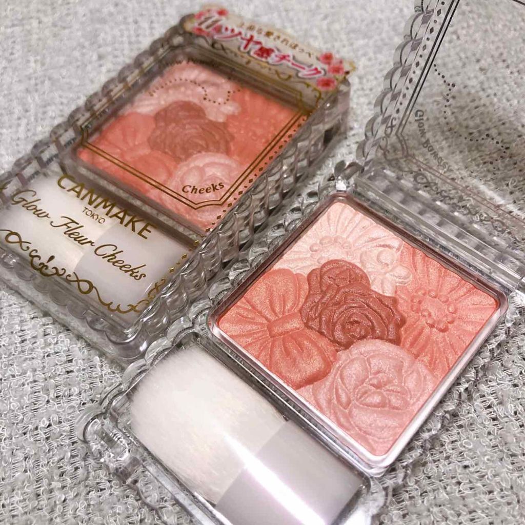 グロウフルールチークス/キャンメイク/パウダーチークを使ったクチコミ(1枚目)