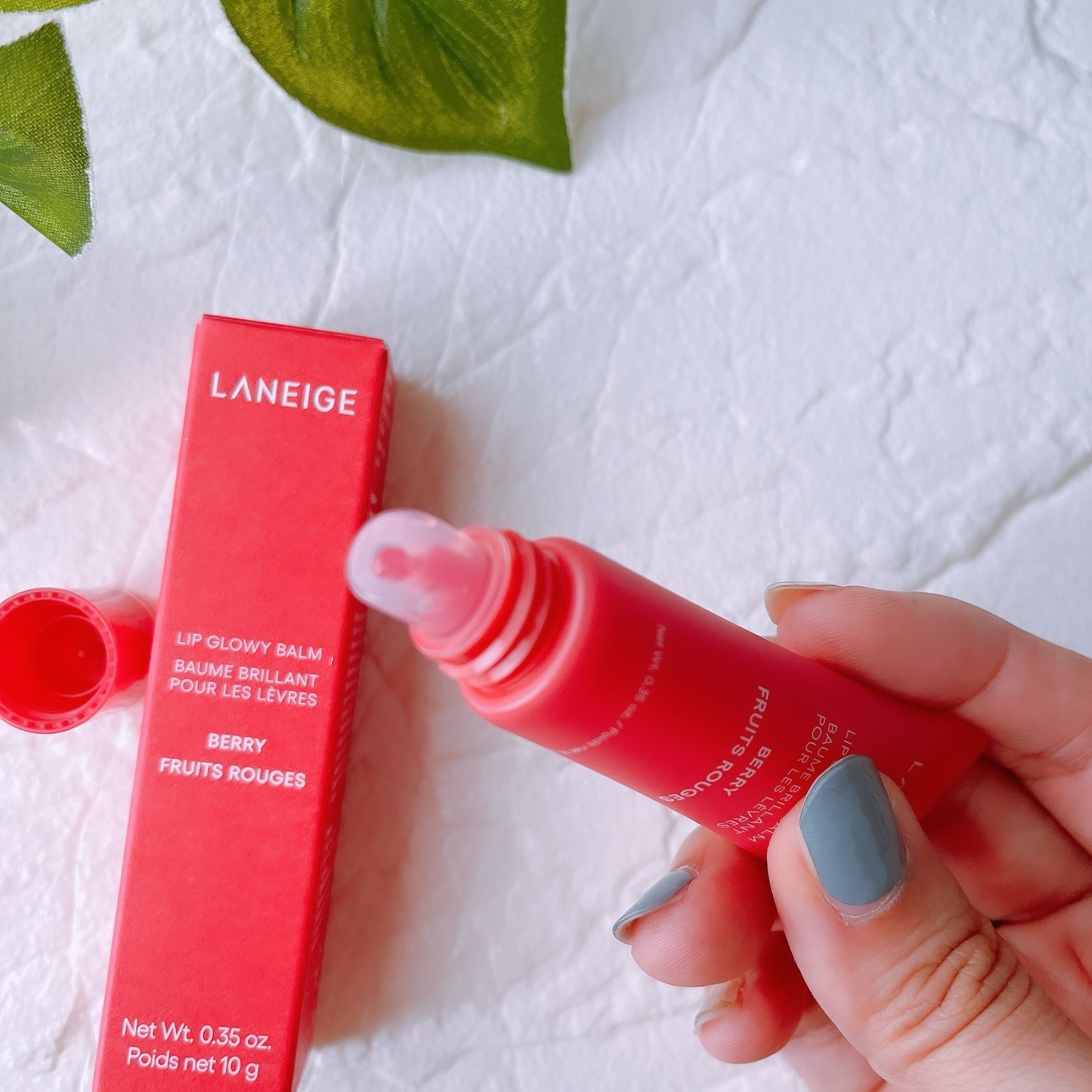 リップグロウィバーム ベリー/LANEIGE/リップバームを使ったクチコミ（3枚目）