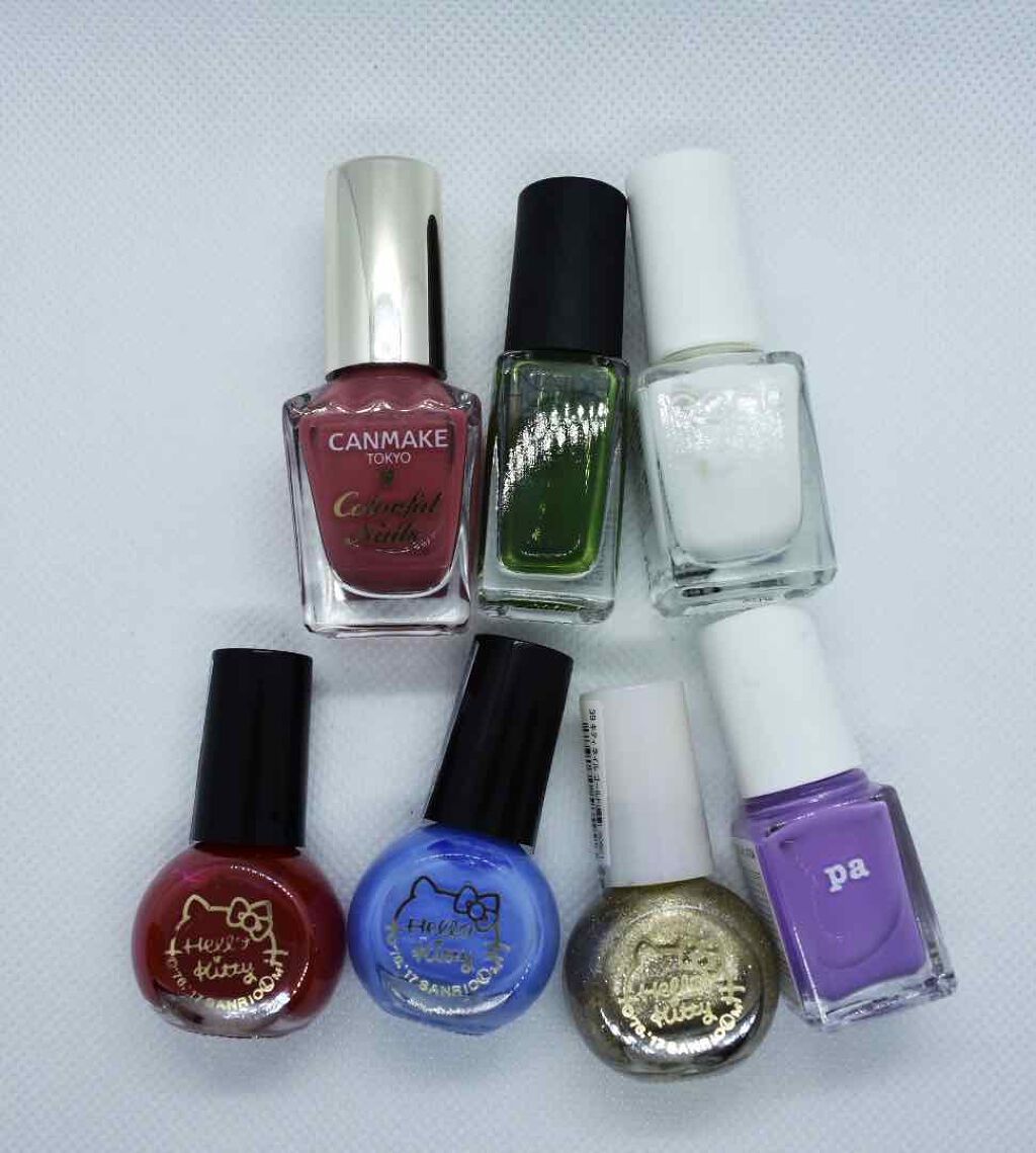 カラフルネイルズ/キャンメイク/マニキュアを使ったクチコミ(3枚目)