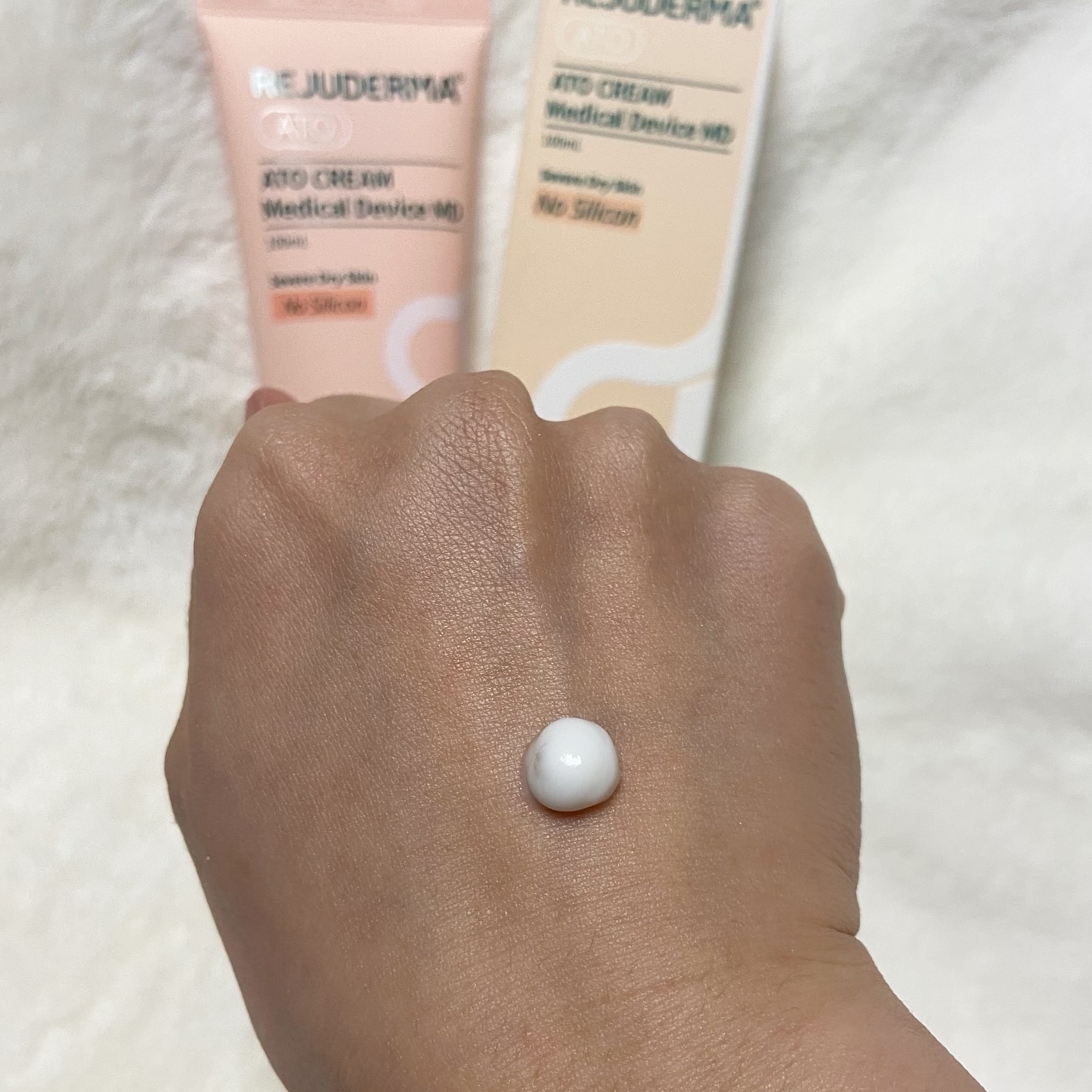 ATO CREAM MD /REJUDERMA/フェイスクリームを使ったクチコミ（3枚目）