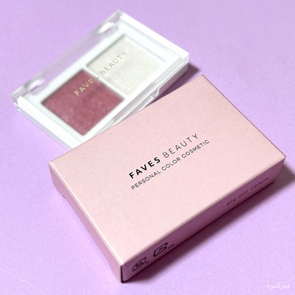 マイカラー デュオシャドウ/FAVES BEAUTY/アイシャドウパレットを使ったクチコミ(8枚目)
