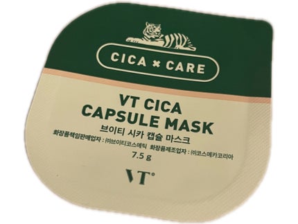 CICA カプセルマスク/VT/洗い流すパック・マスクを使ったクチコミ(1枚目)