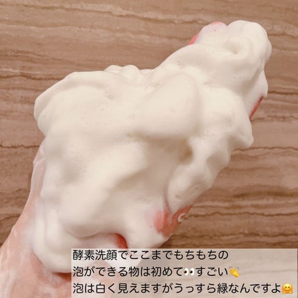 ワフードメイド 宇治抹茶酵素洗顔/pdc/洗顔パウダーを使ったクチコミ(6枚目)