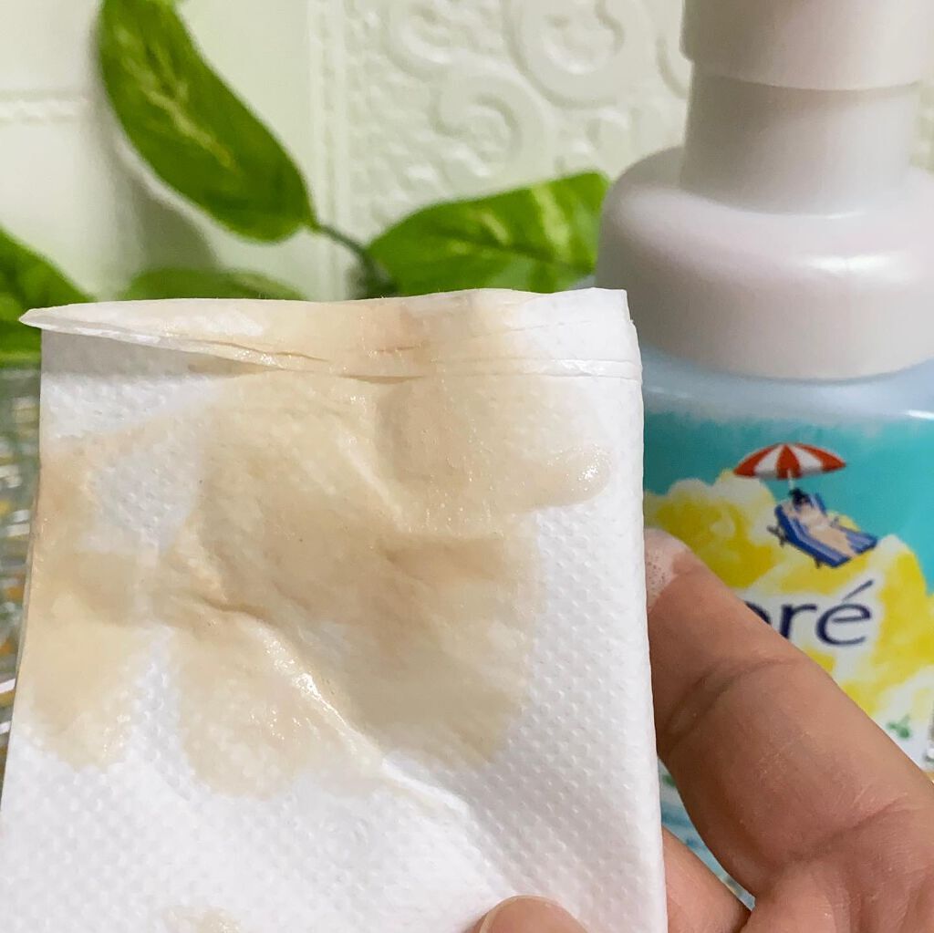 pikopiko on LIPS 「ビオレ泡クリームメイク落としひんやりミントの香り数量限定花王株..」(5枚目)