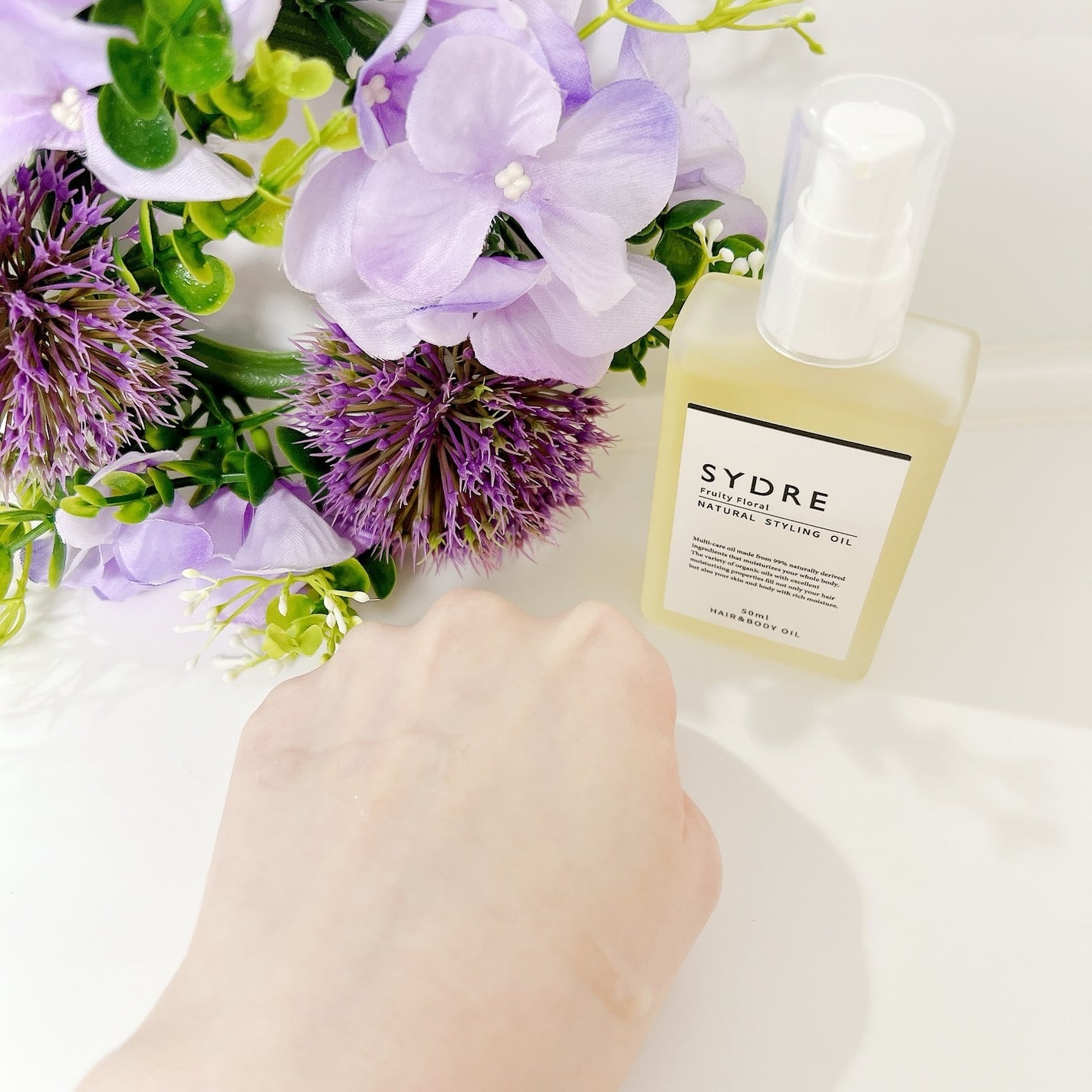 SYDRE(シドレ)ナチュラルスタイリングオイル/SYDRE/ヘアオイルを使ったクチコミ(2枚目)