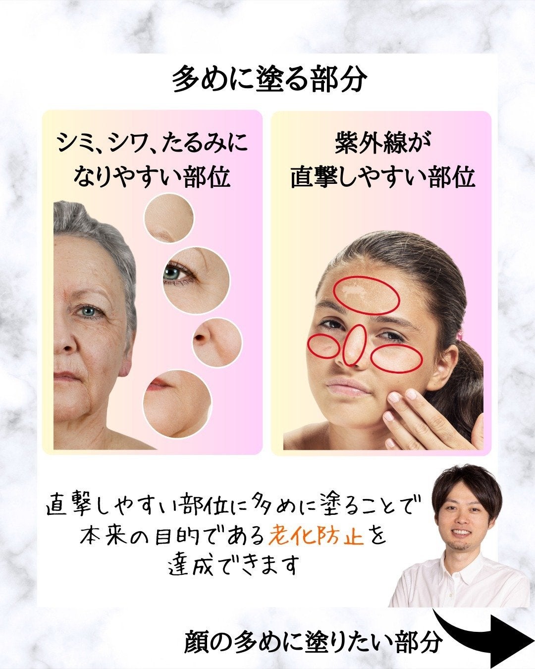 みついだいすけ on LIPS 「「日焼け止めは肌に同じ量を均一に塗りましょう」って言われている..」(6枚目)