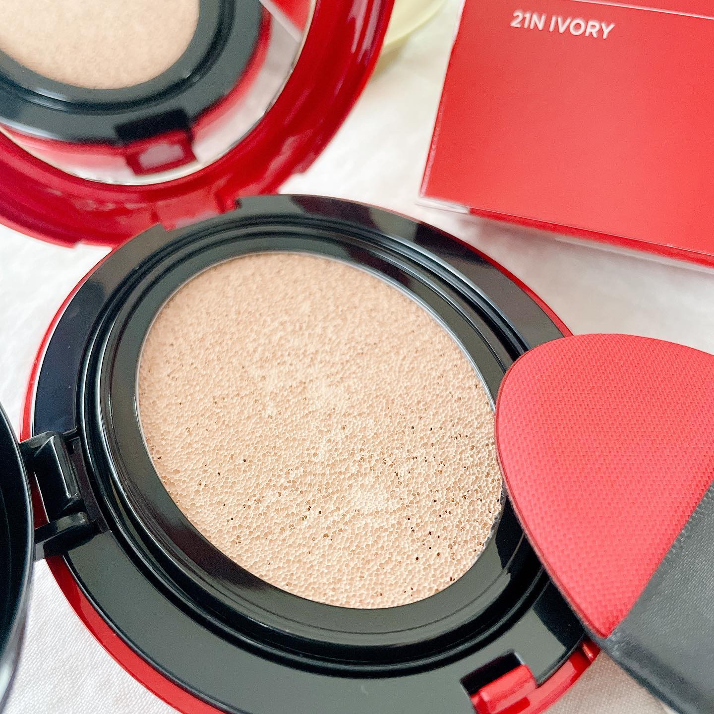 マスク フィット レッド クッション/TIRTIR(ティルティル)/クッションファンデーションを使ったクチコミ（2枚目）