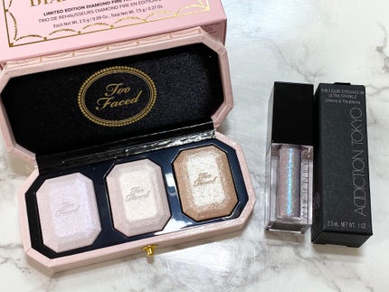 ~ダイヤモンドライト シリーズ~ マルチユース ハイライター トリオ/Too Faced/パウダーハイライトを使ったクチコミ(2枚目)