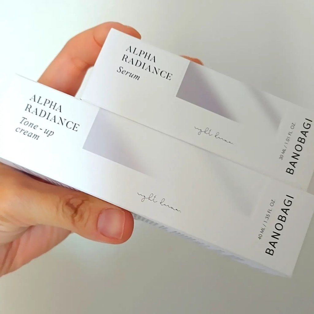 アルファラディアンスグローセラム/BANOBAGI/美容液を使ったクチコミ（3枚目）