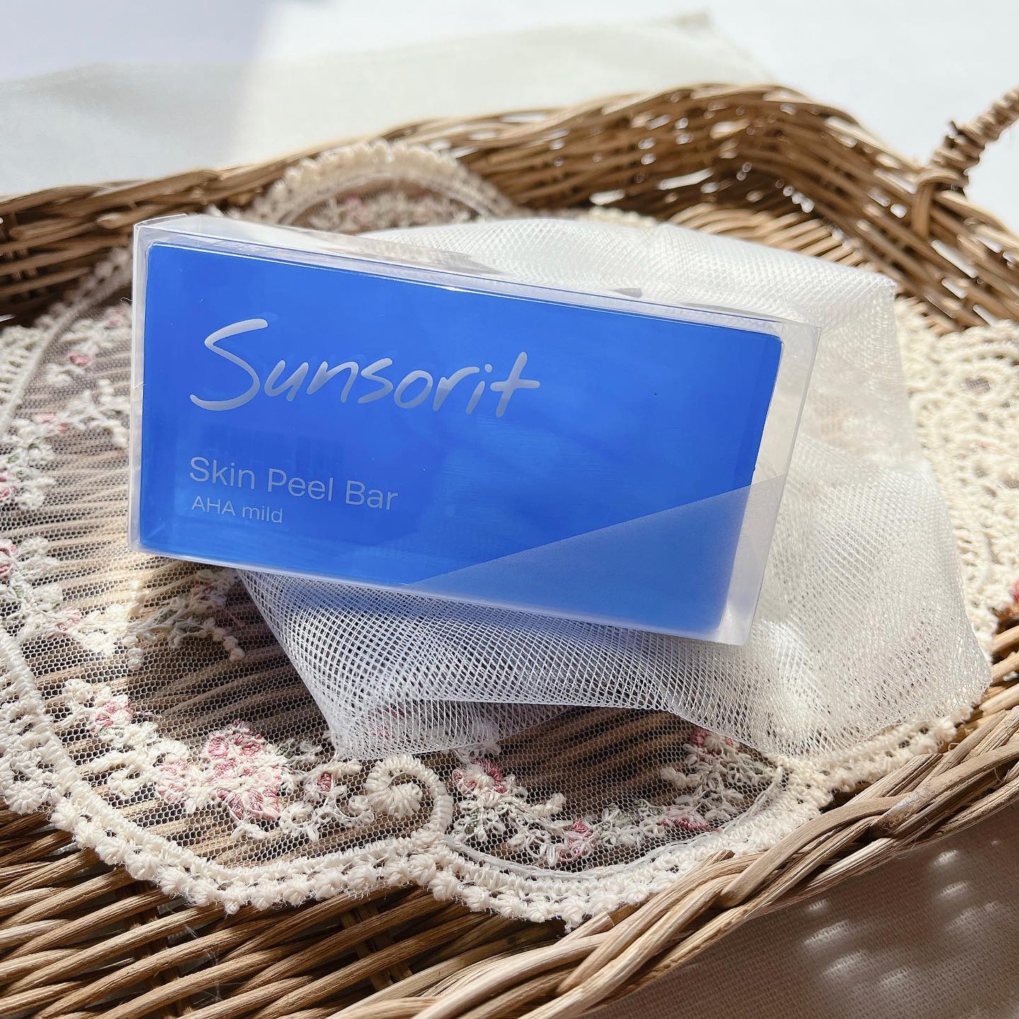 スキンピールバー AHAマイルド/サンソリット/洗顔石鹸を使ったクチコミ（1枚目）