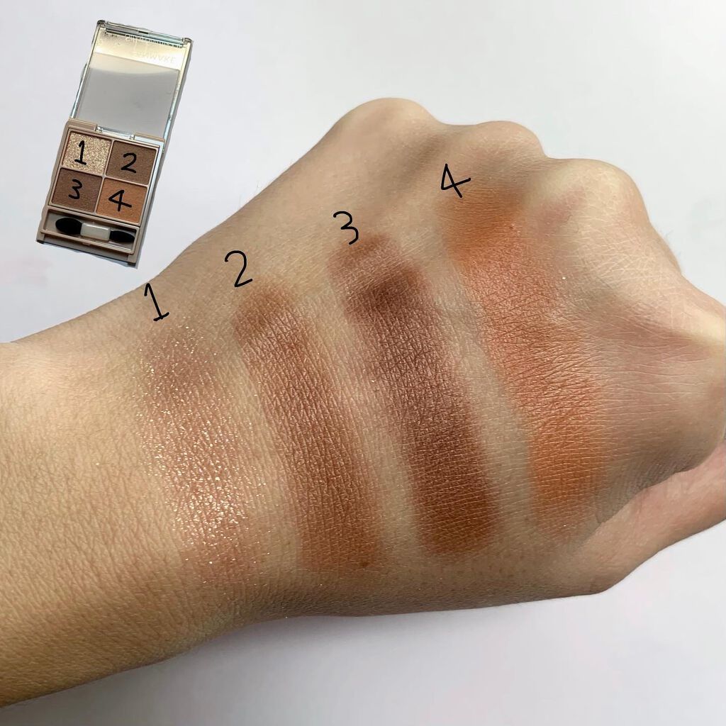 シルキースフレアイズ/キャンメイク/アイシャドウパレットを使ったクチコミ（3枚目）