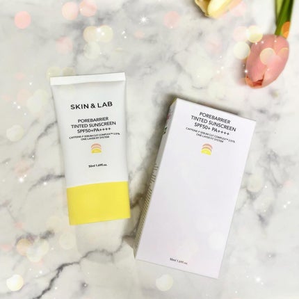 ポアバリア ティンテッドサンスクリーン/SKIN&LAB/日焼け止めクリームを使ったクチコミ(7枚目)